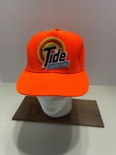 Chapéu caminhoneiro vintage Snapback Nascar Tide Racing Team laranja brilhante malha comprar usado  Enviando para Brazil