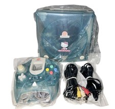 Console SEGA Dreamcast HELLO KITTY azul esqueleto [GDEMU] Sanrio testado comprar usado  Enviando para Brazil