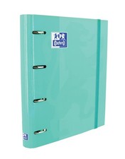 Używany, Oxford Archiwizator 4 pierścienie A4+ Ice Mint, 100 arkuszy na sprzedaż  PL