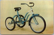 Cartão postal publicitário triciclo década de 1950 GEARCYCLE "Gear Driven (Like an Automobile)" comprar usado  Enviando para Brazil