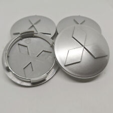 4x tampa central de roda prata fosca compatível com Mitsubishi 60MM tamanho plástico comprar usado  Enviando para Brazil