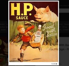 Sauce metal sign for sale  DUNSTABLE