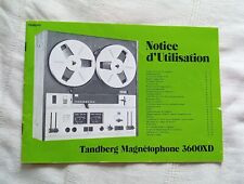 Magnetophone tandberg 3600xd d'occasion  Paris V