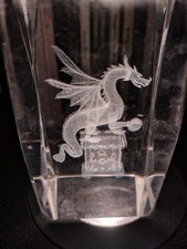 Glasquader lasergravur drache gebraucht kaufen  Boppard