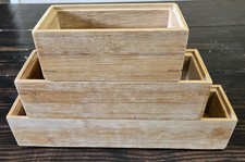 Woodlike stacking boxes for sale  Knoxville