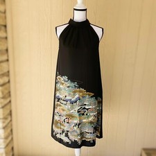 Upcycled black silk d'occasion  Expédié en Belgium