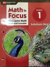 6th Grade 6 Math in Focus 2018 Course 1 Solutions Key Solution Manual StA comprar usado  Enviando para Brazil