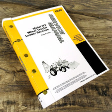Retroescavadeira Case W3 420B trator carregadeira loja de serviço manual técnico reparo comprar usado  Enviando para Brazil
