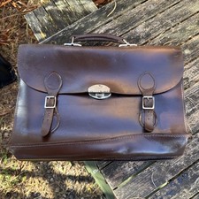 Vintage brown leather for sale  WARWICK