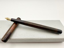 WATERMAN 12 CANETA-TINTEIRO CONTA-GOTAS BORRACHA DURA MANCHADA M 14K ESTRELA NOVA NA CAIXA comprar usado  Enviando para Brazil