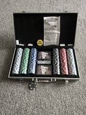 Deluxe poker set for sale  HULL
