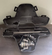 Usado, Kit de molinete giratório Daiwa Black Minispin compacto vara de pesca de viagem com estojo comprar usado  Enviando para Brazil
