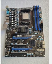 Usado, Placa-mãe DDR3 MSI 970A-G46 soquete AM3/AM3+ AMD 970 SATA USB 3.0 com E/S comprar usado  Enviando para Brazil