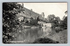 Usado, Cartão postal vintage Warwick Inglaterra, Reino Unido, Castelo de Warwick, vista do rio comprar usado  Enviando para Brazil