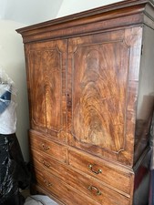 pine linen press for sale  CHELTENHAM