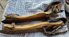 Antike schlittschuhe holz gebraucht kaufen  Bottrop
