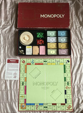 Vintage monopoly deluxe for sale  FARINGDON