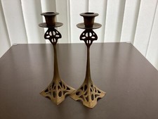 Kerzenleuchter jugendstil mess gebraucht kaufen  Tübingen