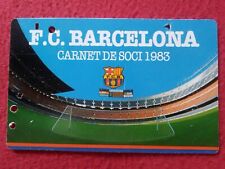 Usado, CARNET DE SOCI SOCIO 1983 ANUAL FÚTBOL CLUB BARCELONA BARÇA FOOTBALL MEMBER CARD comprar usado  Enviando para Brazil