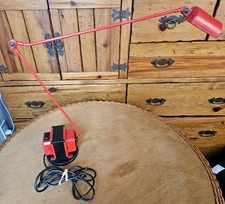 Usado, Abajur de mesa vintage vermelho Daphine por Tommaso Cimini - Lumina Italia década de 1970  comprar usado  Enviando para Brazil
