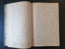 Ancien manuscrit cahier d'occasion  Saint-Quentin-Fallavier