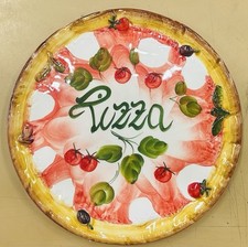 Italian pottery pizza d'occasion  Expédié en Belgium