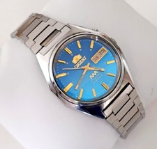 Relógio masculino original azul oriental cristal automático Japão comprar usado  Enviando para Brazil