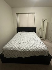 Ikea black bed for sale  Davis
