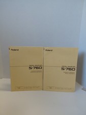 Usado, 2 amostras digitais originais Roland S-760 manuais do proprietário (básico e avançado) comprar usado  Enviando para Brazil