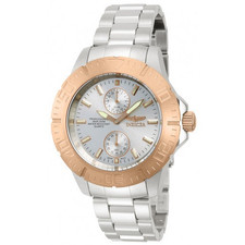 Invicta masculino S Pro mergulhador pulseira de aço caixa quartzo mostrador tom prata relógio analógico, usado comprar usado  Enviando para Brazil