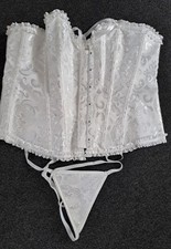 White satin basque for sale  ST. IVES