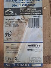 Red cedar shingles for sale  PLYMOUTH