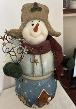 Large snowman ceramic for sale  Barboursville