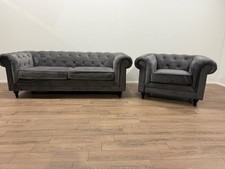 Chesterfield velvet armchair for sale  BOSTON