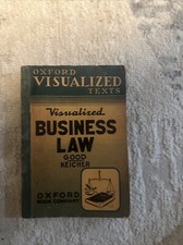 Visualized Business Law (1940, Paperback) Good and Keicher Oxford Book Company segunda mano  Embacar hacia Mexico
