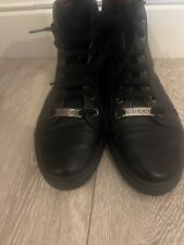 Black gucci trainers for sale  ILFORD