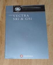 Folheto Vauxhall Vectra SRI & GSI 1998 SRI 120 140 V6 - Saloon Hatchback Estate comprar usado  Enviando para Brazil