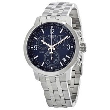 Relógio masculino Tissot PRC 200 cronógrafo mostrador azul quartzo T114.417.11.047.00 comprar usado  Enviando para Brazil