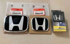 3 peças estilo genuíno emblema preto dianteiro traseiro para CIVIC 4Dr 2006-2015 SEDAN EX LX, usado comprar usado  Enviando para Brazil