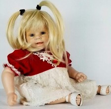 Boneca Adora 20" Nomeie seu próprio bebê realista loira olhos azuis pano infantil vinil comprar usado  Enviando para Brazil