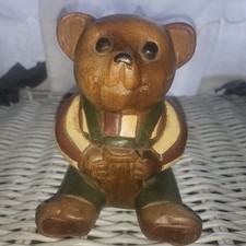 Seated wooden teddy for sale Seated wooden teddy for sale  SUTTON COLDFIELD