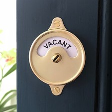 Solid brass vacant for sale  FAKENHAM