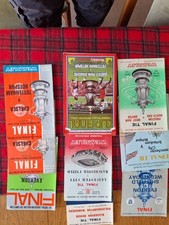 Cup final programmes for sale  ST. NEOTS