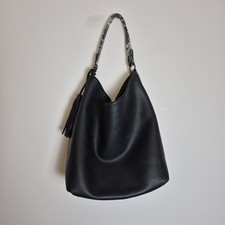 Black faux leather for sale  COLCHESTER