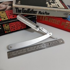 Barbeador reto Dovo balanças de aço inoxidável 5/8 Solingen Alemanha comprar usado  Enviando para Brazil
