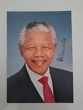 Nelson mandela autogramm gebraucht kaufen  Möckmühl