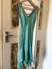 Vintage turquoise flapper for sale  LONDON