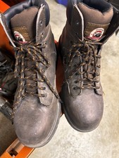 Usado, Botas de trabalho Brahma masculinas MNBR0340100 marrom biqueira de aço com cadarço tamanho 10 comprar usado  Enviando para Brazil