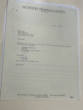 Orchestra Morphine Concert Contract 2000 Pittsburgh PA comprar usado  Enviando para Brazil