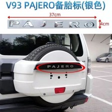 Mitsubishi Pajero V93 V97 emblema cromado tampa traseira de pneu reserva porta-malas sobressalente comprar usado  Enviando para Brazil